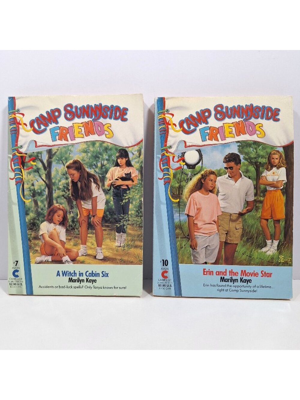 Camp Sunnyside Friends Books A Witch In Cabin Six Erin And The Movie Star 7 10